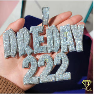 <b>Custom</b> <b>Name</b> " JUAN " Pendant <b>Necklace</b> Gold Silver Color Bling Hip Hop Jewelry Gift For Men Women - Product Image 5