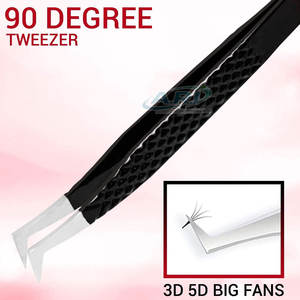 Pinzas para Pestañas para una Aplicación Fácil, Uso Profesional y Personal, Pinzas de Precisión para Pestañas - Product Image 5