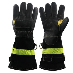 Nouveaux gants de protection tendance pour le travail, nouvelle arrivée, gants de pompier en cuir, meilleurs gants de pompier de fabrication. - Product Image 1