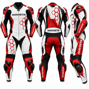Traje de Motociclismo de Cuero NAVISTA Avanzado, Protección Completa con Certificación CE, Tallas Grandes, Secado Rápido, Transpirable, Resistente al Viento y Anti-UV, Venta al Por Mayor - Product Image 4