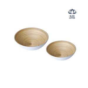 Ensemble de bols en bambou durable Blue Lotus Vietnam 2026, sans danger pour les aliments, ustensiles de cuisine, vente chaude à l'exportation - Product Image 1