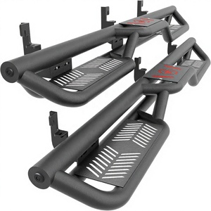 Estribos Laterales para 4Runner 2015-2026, <span class=keywords><strong>RAM</strong></span> 1500, Chevy Colorado/GMC Canyon Crew Cab (4 Puertas), Diseño de Dos Escalones - Product Image 1