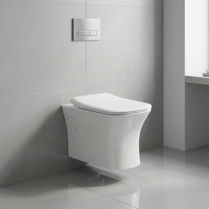 Export Quality European Style Wall Hung Toilet <b>Ceramic</b> Wall Mounted WC <b>Pan</b> Modern Bathroom Sanitary Ware - Product Image 4