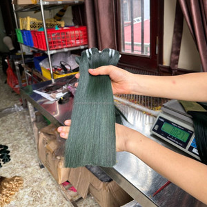 Extensiones de Cabello Humano Virgen de Alta Calidad con Cierre de Encaje, Extensiones de Cabello Tejidas a Máquina, Pelucas de Cabello Humano con Frente de Encaje - Product Image 1
