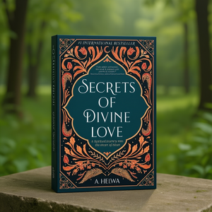 Secrets de l'amour divin par l'auteur A. Helwa, livre broché personnalisé, impression de couverture souple - Product Image 3