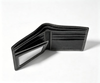 [Stok Tersedia] [Harga Eceran] Dompet Pria Castello Vintage Lipat Dua RFID Kulit Asli Hitam Coklat Karakter Poliester
