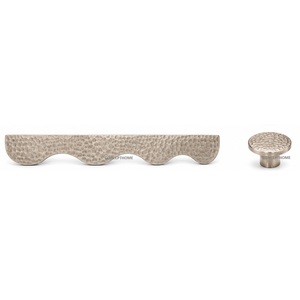 Juego de tiradores y pomos ondulados de latón para gabinetes y armarios, estilo contemporáneo, herrajes de cocina, tiradores de muebles duraderos, ecológicos y antirrobo - Product Image 5