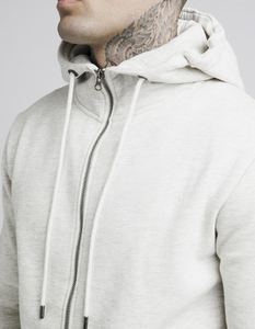 Men's <b>White</b> Hooded Tracksuit Full Zip Sweatshirt <b>Jogger</b> Set Solid Color Casual Wear Breathable Cotton Autumn Outfit - Product Image 4