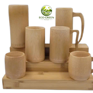 Reusable <b>Bamboo</b> Drinking Cup Handmade Natural Wooden <b>Mug</b> Eco Friendly Coffee Tea Cup Bulk Wholesale - Product Image 1
