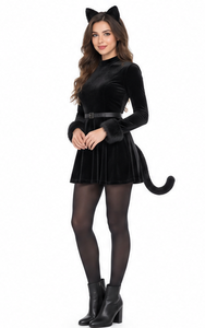 Costume d'Halloween pour femme, robe longue de sorcière gothique, reine sombre, pour fête d'horreur, carnaval, mascarade, cosplay, jeu de rôle - Product Image 2