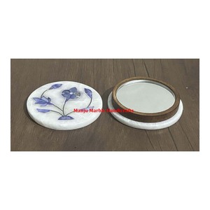 Servicios Personalizados Disponibles en Espejos de Mármol Blanco Puro y Madreperla Azul Natural a Bajo Precio por Tiempo Limitado - Product Image 1
