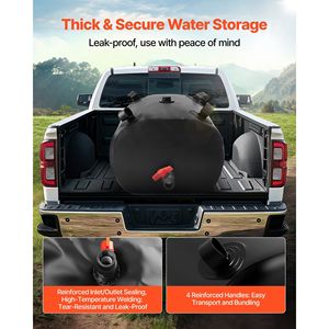 Serbatoio d'Idratazione da 113L (29,85 Galloni) in PVC 1000D Rinforzato, Contenitore Morbido Pieghevole per Stoccaggio Acqua - Product Image 2