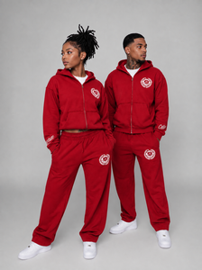 Chándal Unisex con Capucha, Transpirable y Ecológico, con Logotipo Personalizado, 100% Algodón Felpa, Ropa Deportiva, Diseño Moderno de Otoño - Product Image 2