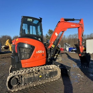 รถขุดขนาดเล็ก Kubota U55 5 ตัน แบบตีนตะขาบ พร้อมแรงขุดทรงพลัง สำหรับงานวิศวกรรมและงานดินดิบ - Product Image 4