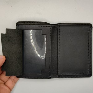 Genuine Leather Trifold <b>Wallet</b> For Men With Multiple Card Slots And Cash Compartment Classic Black <b>RFID</b> <b>Blocking</b> Premium Product - Product Image 4