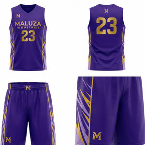 Uniforme d'équipe de basket-ball d'élite, short en maille respirante, vêtements de sport à séchage rapide, MALUZA INDUSTRIES - Product Image 6