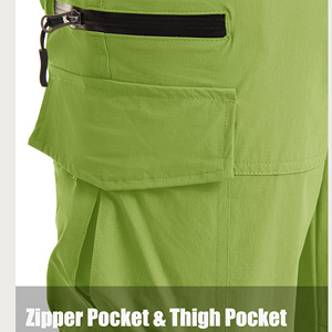 Capri Pant For Men's Summer Multi Pocket Casual Cotton <b>Elastic</b> Capri Pants Tactical Breeches Premium Outdoor <b>Trousers</b> Breathable - Product Image 5