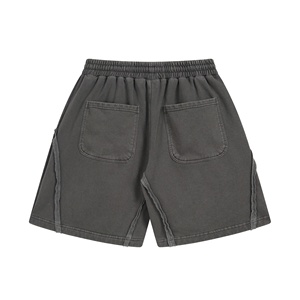 Shorts de jogging décontractés pour hommes avec poches zippées, séchage rapide, vêtements de sport, shorts de course - Product Image 4