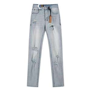 Jeans de Mezclilla para Hombre y Mujer, 100% Algodón, Secado Rápido, Corte Regular Vintage, Lavado Casual, Rectos, para Invierno y Verano, Varios Modelos - Product Image 1