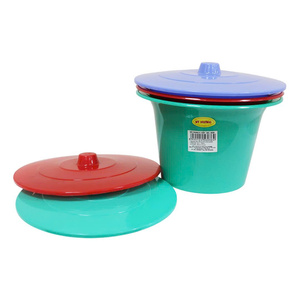 Bacinica Doméstica con Tapa Sellada, Plástico PP Reforzado, Diseño Compacto para un Entrenamiento y Almacenamiento Convenientes en el Baño - Product Image 4
