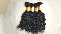 Pemasok Rambut Remy India JERRY HAIRS Chennai Hair Weaving Ekstensi Bebas Kimia Mesin Double Weft Kustom