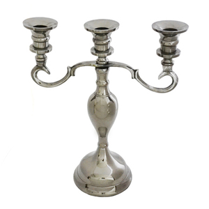 Grand candélabre en cristal à 5 bras, élégant support multi-bougies pour la décoration d'événements et de banquets de luxe - Product Image 2