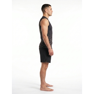 Camiseta de Compresión sin Mangas para Hombre, Marca Privada Personalizada, 88% Poliéster, 12% Elastano, para Entrenamiento de BJJ y MMA - Product Image 3