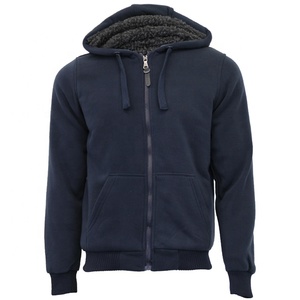 Sweat-shirt à capuche zippé en molleton de coton pour homme, sans doublure, avec broderie patchwork, logo frontal, couleur contrastante, vêtement de sport coupe-vent - Product Image 4