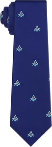 Nueva Corbata Masónica 100% Seda Tejida con la Cruz de Constantino, Corbatas Masónicas de Alta Calidad para Hombre, para Bodas y Eventos Formales - Product Image 5