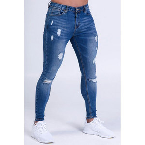 Pantalones Vaqueros de Mezclilla de Alta Calidad, Corte Regular Ajustado, Diseño Nuevo, Ligeros, para Hombre - Product Image 1