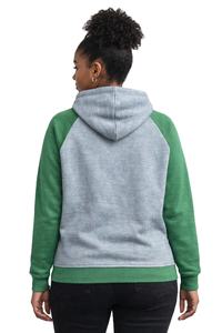 Sudadera con Capucha de Manga Raglán Denim 08 Pretty Girl, Ropa de Hermandad Griega, Sudadera Rosa y Verde para Mujer, Ropa Universitaria de Hermandad Griega - Product Image 6