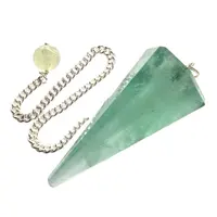 Super fine quality Green Flourite pendulum for healing and home decoration Wholesale product Reduce negative energy