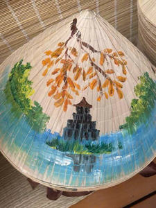 Sombrero Cónico de Bambú Resistente para el Mercado de Recuerdos y Decoración - Product Image 4