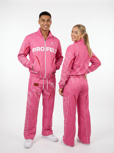 Ventes en gros à prix bas, pantalons de jogging en nylon, veste à manches longues, ensembles de survêtements, vêtements de sport confortables, ensembles de survêtements en nylon pour l'entraînement - Product Image 3