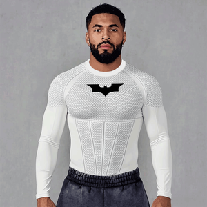 T-shirt de compression sportif imprimé à manches longues pour <span class=keywords><strong>homme</strong></span> Y-L, respirant, anti-transpiration, pour la gym et le fitness, hauts de sport athlétiques - Product Image 3