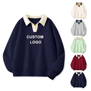 Premium Quality <b>Jumper</b> Oversized 330 Grams Drop Shoulder Sublimation Embroidery French Terry Sweatshirt Custom Winter - Product Image 4