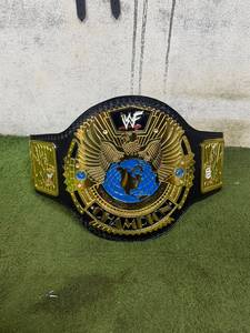 Ceinture de championnat de lutte Big Eagle, 4 mm, en alliage de zinc, sangle en cuir véritable, ceinture de champion du monde poids lourd - Product Image 1