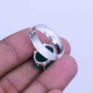 Natural Green Onyx <b>Ring</b> 925 Sterling Silver Bohemian Handmade Jewelry Statement Gift <b>For</b> Women <b>Men</b> - Product Image 2
