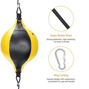 Wholesale Boxing Speed Bag Leather PU Speed Ball for Boxing MMA Kickboxing Training OEM Supplier Factory - Product Image 4