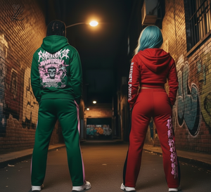 Conjuntos Deportivos Personalizados con Cierre para Hombre, Conjuntos Deportivos de Felpa Técnica de Algodón Liso, Sudaderas con Capucha - Product Image 2