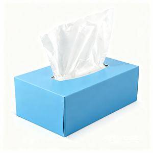 Caja de pañuelos faciales premium, suaves y resistentes, 100% pulpa virgen, papel desechable para la cara, pañuelos cosméticos para el hogar, hotel u oficina. - Product Image 3