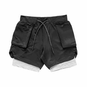 Pantalones Cortos de Malla con Estampado por Sublimación, Logotipo Personalizado, Ropa Deportiva de Poliéster para Gimnasio, Pantalones Cortos de Entrenamiento de Secado Rápido, Proveedor OEM ODM - Product Image 6