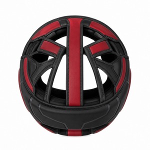 Protection de tête de boxe intégrale de haute qualité au design écologique, personnalisable en cuir véritable/PVC, confortable et protectrice - Product Image 2