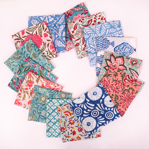 Designer <b>Boho</b> Floral Cotton Bandana Scarf Handmade Eco-Friendly Breathable Airflow Wrap for Neck Face Protection All Seasons - Product Image 3