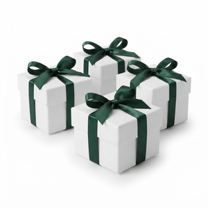 Cinta de satén de una sola cara verde bosque oscuro de 6 mm, 20 rollos x 8 metros, para envolver regalos festivos, cajas de panadería, etiquetas de regalo, al por mayor - Product Image 3