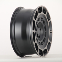 Jantes forgées noir satiné avec face usinée gris teinté 20 22 pouces 5x120 en alliage pour Land Rover Defender