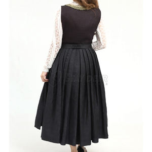 Vestido Dirndl Bávaro de Alta Calidad para Mujer, Traje Tradicional Alemán para Oktoberfest - Product Image 4