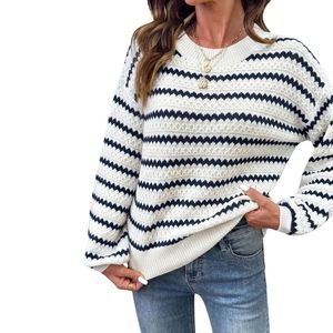 Suéteres de Punto Fino Personalizados para Mujer, Color Verde Salvia, Abertura Lateral, Cuello Redondo, Manga Larga Raglán, Pullovers de Algodón de Alta Calidad - Product Image 5