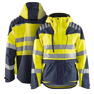 เสื้อแจ็คเก็ตทำงานสีส้มสำหรับผู้ชาย Econex Sports สะท้อนแสงได้ดี ทนทานต่อการฉีกขาด ได้รับการรับรองมาตรฐาน CE/EU พร้อมแผ่นกรองตรวจจับเข็ม - Product Image 3