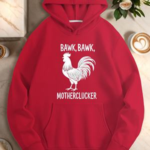 Rooster Humor BAWK MOTHERCLUCKER sudaderas casuales de mujer - Product Image 4